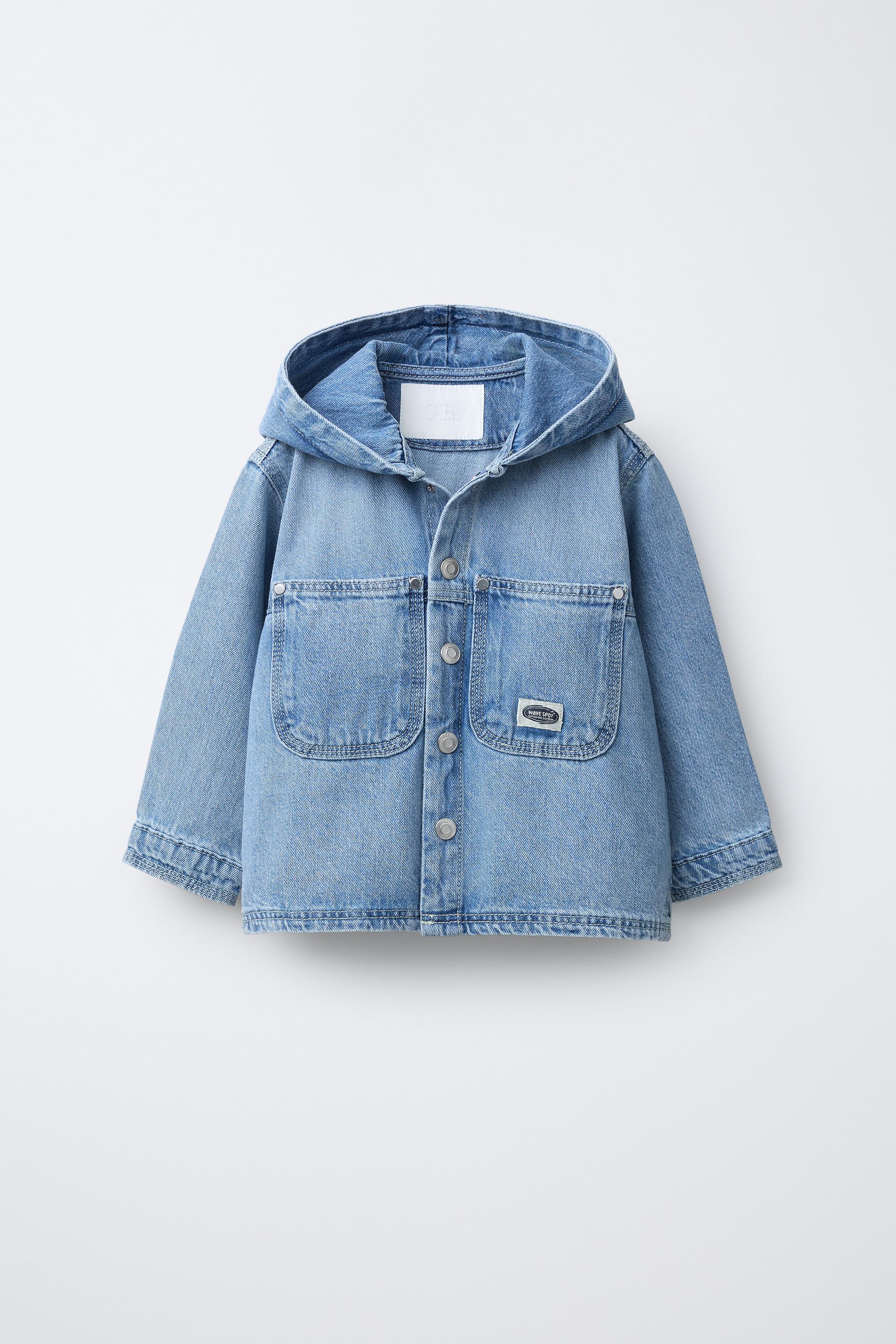 DENIM HOODIE OVERSHIRT